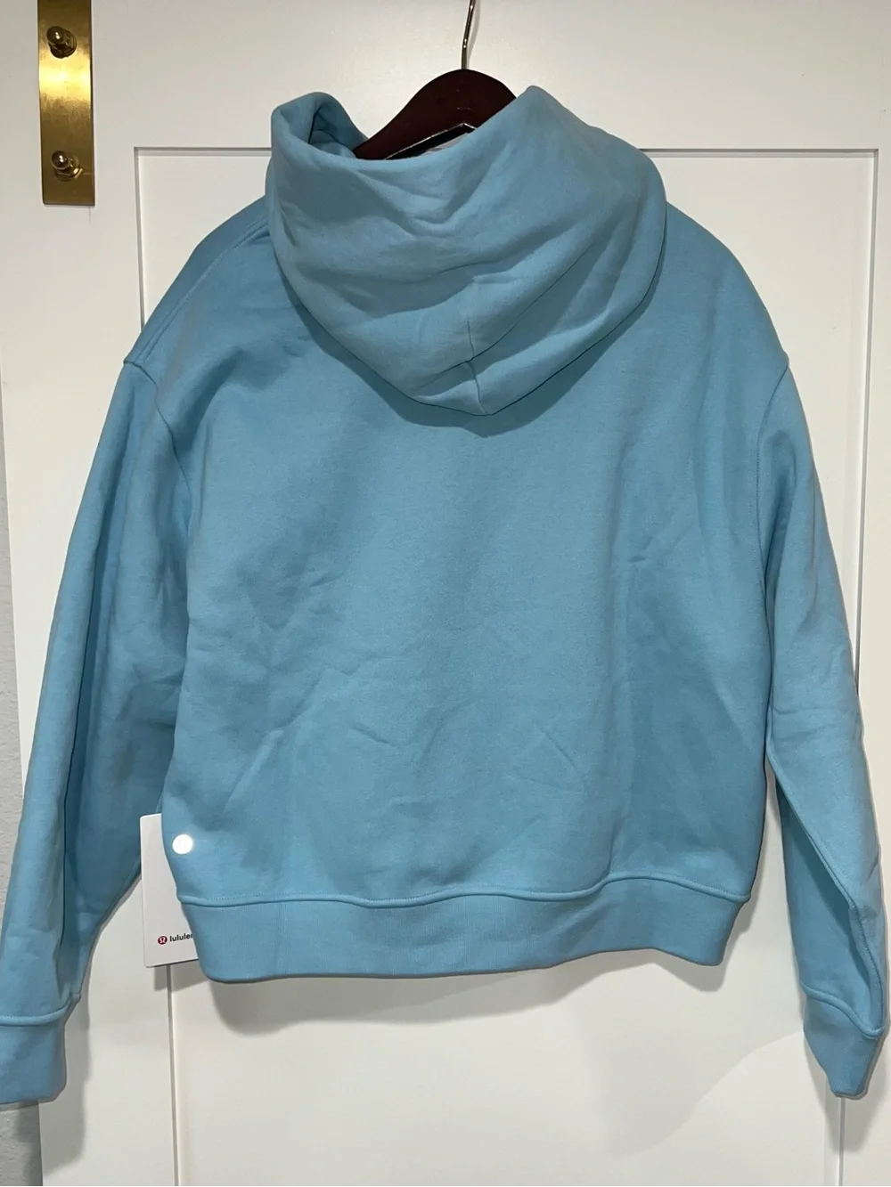 Lululemon Women's Steady State SuperLoft Hoodie Wider - Seafoam Size Medium